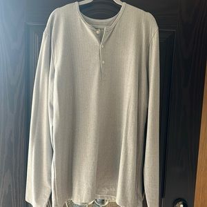 Mizzen Main XXL Grey Henley long sleeve
